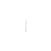 Couteau 16,5 cm plastique PS blanc - 100 unités