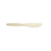 Couteau 18 cm plastique PS crème "Imperial" - 100 unités