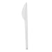 Couteau 18 cm plastique PS transparent "Imperial" - 100 unités