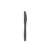 Couteau 19,2 cm plastique PS noir "Majesty" - 100 unités