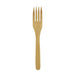 Fourchette 16 cm bambou - 50 unités