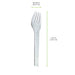 Fourchette 16,5 cm inox - 240 unités