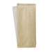 Pochette papier crème pour couverts avec serviette blanche 11 cm x 25 cm - 500 unités