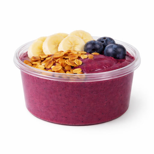 Pot Deli rond PET transparent 360 ml - Ø 11,7 cm - H 6,1 cm - 50 unités