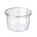 Pot Deli rond PET transparent 750 ml - Ø 11,7 cm - H 10,7 cm - 25 unités