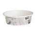 Pot "Deli" rond en carton décor Journal 360 ml - Ø 11,4 cm - H 5,4 cm - 50 unités