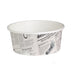 Pot "Deli" rond en carton décor Journal 480 ml - Ø 11,4 cm - H 7,2 cm - 50 unités