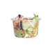 Pot Deli rond PLA transparent 600 ml - Ø 14,3 cm - H 5,5 cm - 50 unités