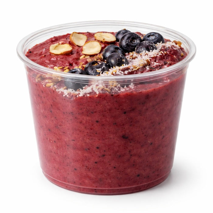 Pot Deli rond PLA transparent 900 ml - Ø 12,1 cm - H 15,1 cm - 25 unités
