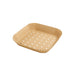 Moule à friture perforé carré kraft 16 cm x 16 cm H 4,5 cm - 100 unités