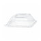 Couvercle PET transparent - 13,2 cm x 8,8 cm x 3,3 cm - Compatible avec 210ECOD137, 210ECOD139 - 50 unités