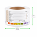 Etiquette hydrosoluble HACCP - 7 cm x 4 cm - 250 unités