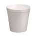 Pot plastique PS blanc isotherme 500ml - 500 unités