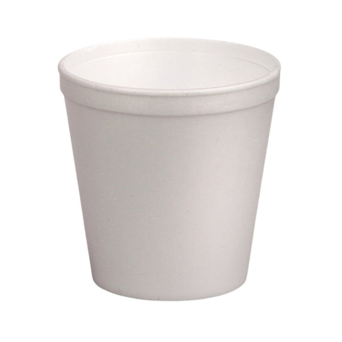 Gobelet isotherme blanc plastique PSE - 90 ml - Ø 7,3 cm - H 4,7 cm - 1000 unités