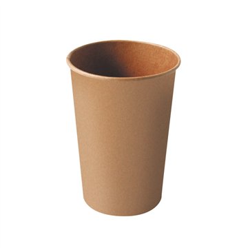 Gobelet carton brun - 350 ml - 50 unités