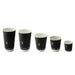 Gobelet carton double paroi marron foncé - 230 ml - Ø 8 cm - H 9,1 cm - 25 unités