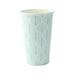 Gobelet carton décor "Leaf" - 350 ml - Ø 9 cm - H 11 cm - 50 unités