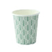 Gobelet carton décor "Leaf" - 230 ml - Ø 8 cm - H 9,2 cm - 50 unités