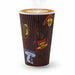 Gobelet carton double paroi décor "Tea Cup" - 400 ml - Ø 9 cm - H 13,5 cm - 25 unités