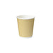 Gobelet carton double paroi beige "Rippley" - 120 ml - Ø 6,2 cm - H 6 cm - 50 unités