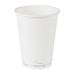 Gobelet carton blanc sans plastique "Eden" - 350 ml - Ø 9 cm - H 11 cm - 50 unités