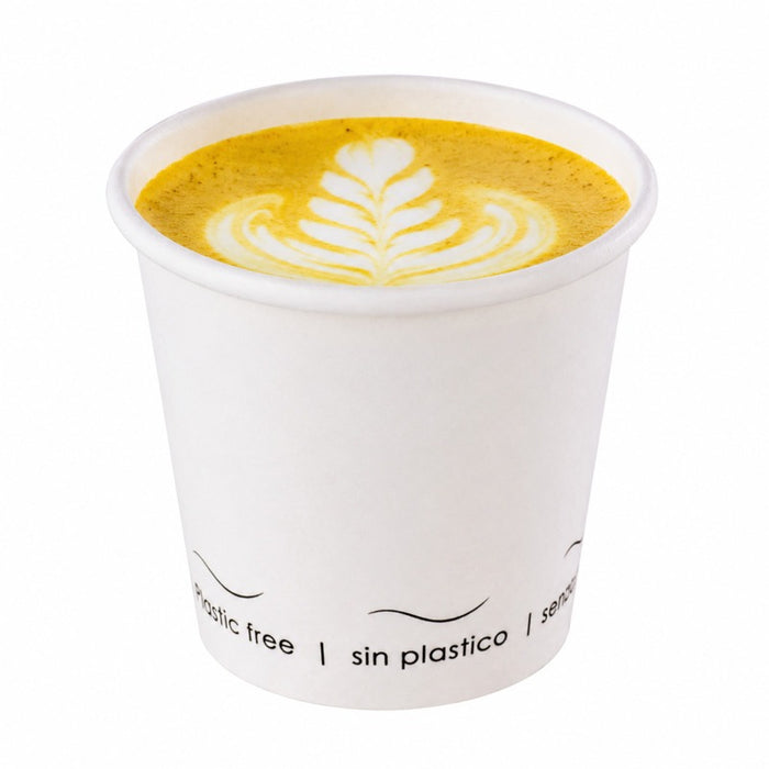 Gobelet carton blanc sans plastique "Eden" - 72 ml - Ø 5,4 cm - H 5,7 cm - 50 unités