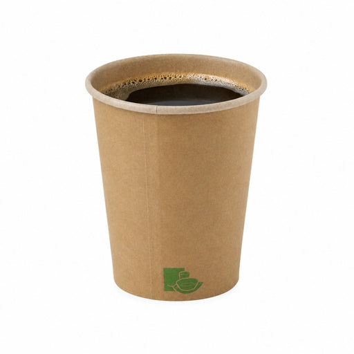 Gobelet carton kraft "Zen" - 200 ml - Ø 7 cm - H 9,1 cm - 50 unités