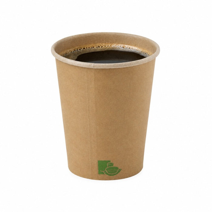 Gobelet carton kraft "Zen" - 200 ml - Ø 7 cm - H 9,1 cm - 50 unités