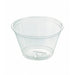 Pot à dessert en plastique PET - 210 ml - Ø 9,2 cm - H 5,5 cm - 50 unités