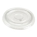 Couvercle PET plat transparent - Ø 7,2 cm - 100 unités