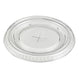 Couvercle PET transparent plat avec croisillon - Ø 9,2 cm - H 0,8 cm - 100 unités