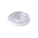 Couvercle PET transparent plat - Ø 9,5 cm - 50 unités