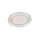Couvercle PET transparent plat avec trou - Ø 9,8 cm - H 1 cm - 100 unités