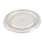 Couvercle PET transparent plat - Ø 9,8 cm - Compatible avec 210GKTP20, 210GKTP24, 210SD55, 210SD88 - 100 unités