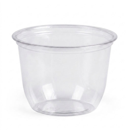 Pot à dessert en plastique PET - 300 ml - Ø 9,5 cm - H 7,9 cm - 50 unités