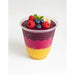 Pot à dessert en plastique PET - 500 ml - Ø 9,5 cm - H 11,4 cm - 50 unités