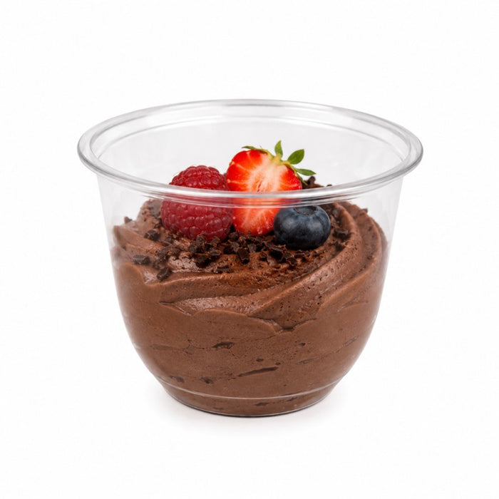 Coupe à dessert PET transparent - 50 unités