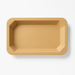 Barquette scellable gastronorme 1/3 en carton brun - 1890 ml - 32,5 cm x 17,2 cm x 4,8 cm - 50 unités