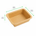 Barquette scellable gastronorme 1/8 en carton brun pelliculée PP - 450 ml - 16 cm x 13 cm x 3,6 cm - dimensions