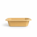 Barquette scellable gastronorme 1/8 en carton brun - 16 cm x 13 cm x 4,5 cm - 50 unités