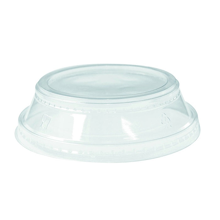 Couvercle PLA transparent 60 ml - Ø 9,6 cm - H 2,8 cm - 50 unités