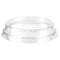 Couvercle PLA transparent plat - Ø 7,6 cm - 100 unités