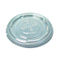 Couvercle PLA transparent plat - Ø 9,2 cm - Compatible avec 210GPLA270F, 210GPLA420F - 100 unités