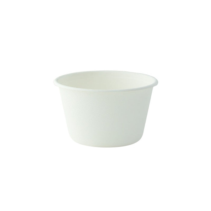 Gobelet pulpe blanc - 240 ml - Ø 9,5 cm - H 5,5 cm - 50 unités