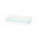 Elément de plateau réutilisable plastique vert transparent "Klarity" 13 cm x 6,2 cm - 50 unités