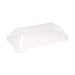 Couvercle PET "Klarity" 13 cm x 6,5 cm - 50 unités