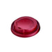 Couvercle PS dôme rouge avec bec - Ø 9 cm - H 2 cm - 100 unités