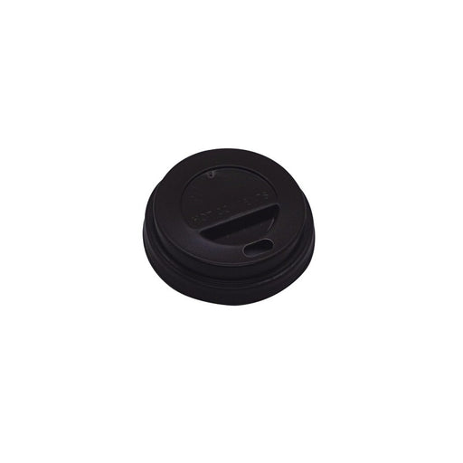 Couvercle PS dôme marron avec bec - Ø 6,2 cm - 100 unités