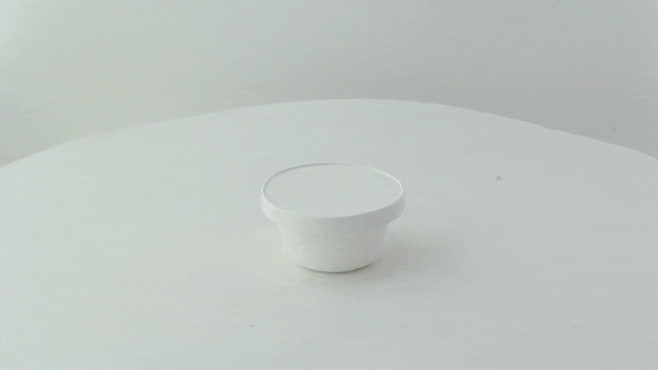 Couvercle carton blanc chaud et froid - Ø 6,2 cm - 50 unités