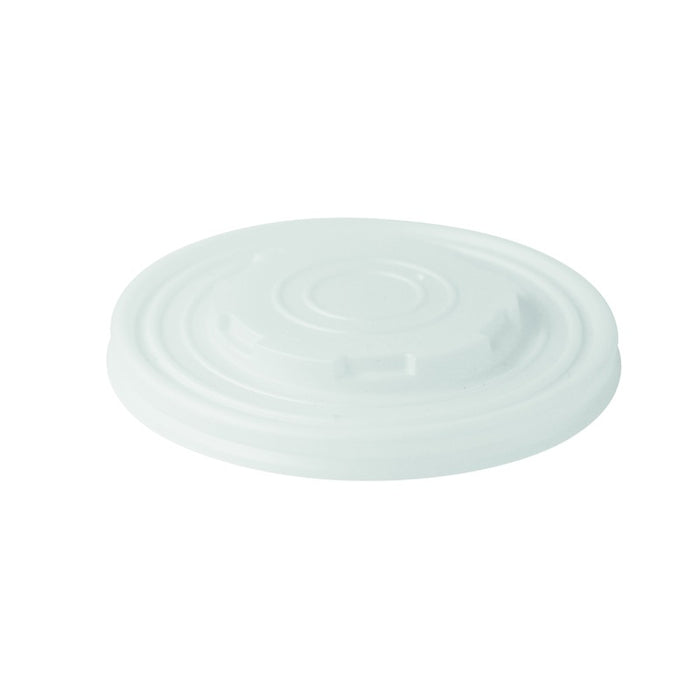 Couvercle CPLA blanc - Ø 11,5 cm - H 1 cm - 50 unités